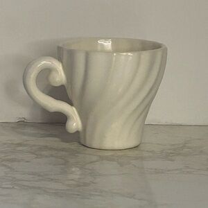Vintage Franciscan Coronado Demitasse Off White Matte/Glossy Espresso Cup